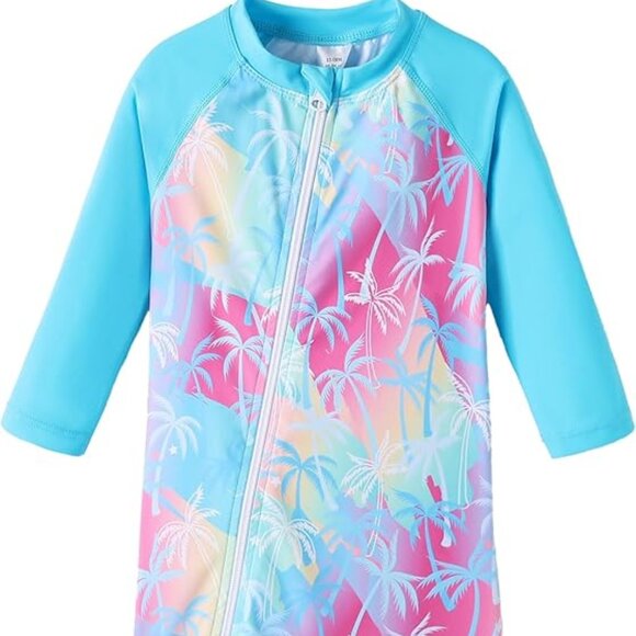 Baby  Swimsuit UPF 50+ Sun Protection Rash Guard Swimwear - Picture 1 of 2